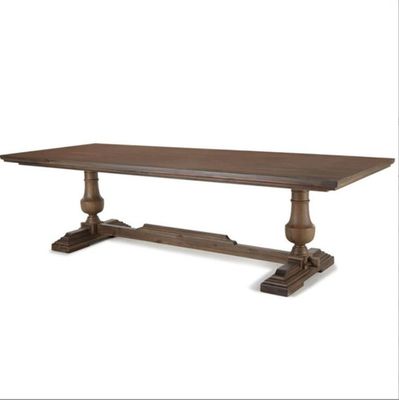 120cm*60cm*75cm Tavolo da pranzo con legno di pino curvo