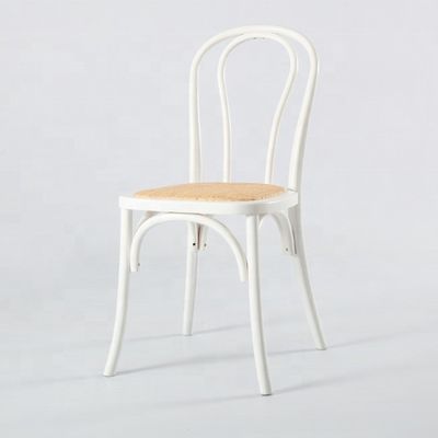 Materiale cinese di mogano e rotano Arredamento domestico nordico In legno Sedile da banchetto con banchetto in legno massello impilabile