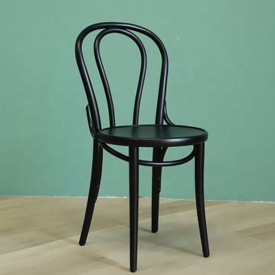 Sedie da pranzo in legno di legno piegato in stile Thonet francese per ristoranti