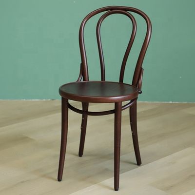 Sedie da pranzo in legno di legno piegato in stile Thonet francese per ristoranti