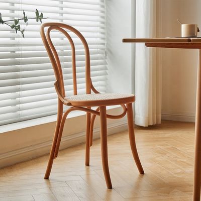 Sedie da pranzo in legno di legno piegato in stile Thonet francese per ristoranti