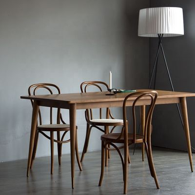 Sedie da pranzo in legno di legno piegato in stile Thonet francese per ristoranti