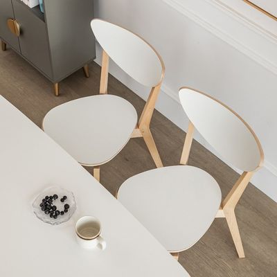 Sedie da pranzo per bambini in legno massello per la sala da pranzo Arredamento in tavola ecologica di betulla