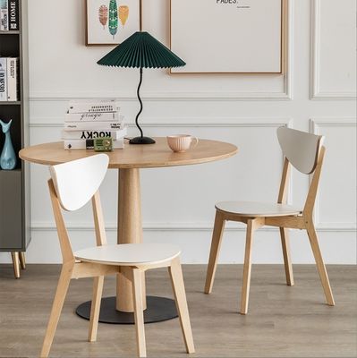 Sedie da pranzo per bambini in legno massello per la sala da pranzo Arredamento in tavola ecologica di betulla