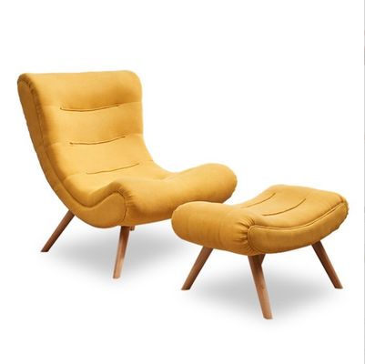 Sedie moderne per la sala da pranzo/salotto in tessuto di legno massello