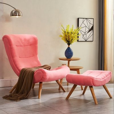 Sedie moderne per la sala da pranzo/salotto in tessuto di legno massello