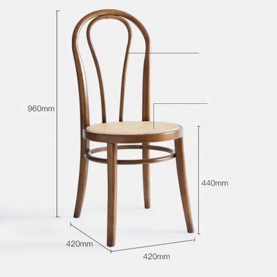 Sedie Thonet in legno massello di faggio antico Per eventi di festa in giardino Colori opzionali competitivi Stile moderno di lusso