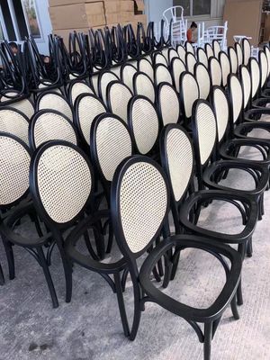 Antica festa di nozze banchetto sedie per eventi francesi sedie di rotino per sala da pranzo