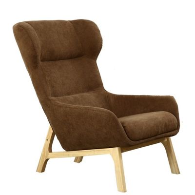65cm*52cm*93cm Modern Lounge Chair con Assurance e gambe in legno massiccio in rosso/giallo/verde/azzurro/bianco/caffè/grigio/rosa