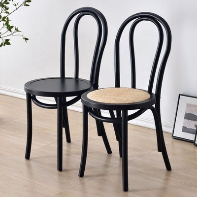 Sedile da pranzo con gambe in legno di faggio di legno piegato regolabile per il miglioramento dei mobili domestici