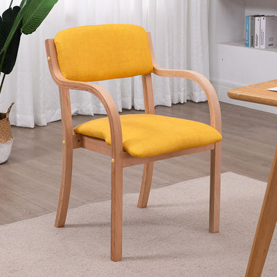 Specifico sedile da pranzo in legno di lusso tessuto di cuoio Pu stile francese Sala da pranzo Bent Sedile da pranzo in legno per case moderne