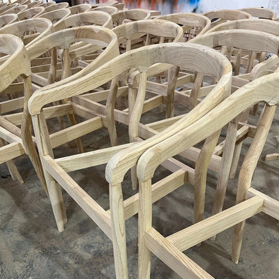 Sedile da banchetto in legno nordico impilabile stile moderno W50*D52*H80 cm legno massello impilabile per matrimoni e banchetti