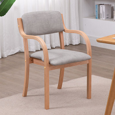 Specifico sedile da pranzo in legno di lusso tessuto di cuoio Pu stile francese Sala da pranzo Bent Sedile da pranzo in legno per case moderne