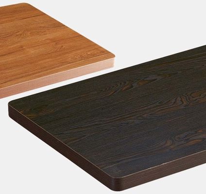 Piedi in legno di gomma massiccia Tavolo da pranzo in legno moderno per la sala da pranzo