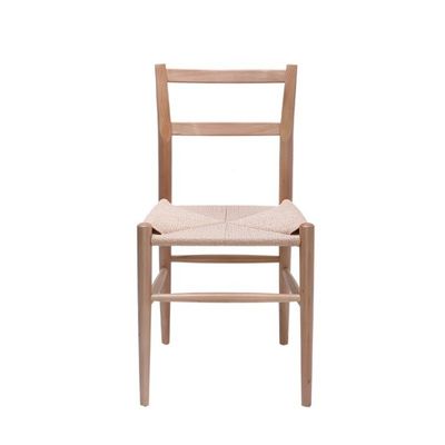 Sedia da pranzo in legno di rattan per mobili domestici nordici