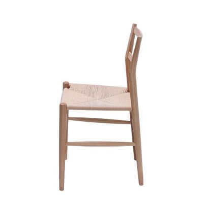 Sedia da pranzo in legno di rattan per mobili domestici nordici