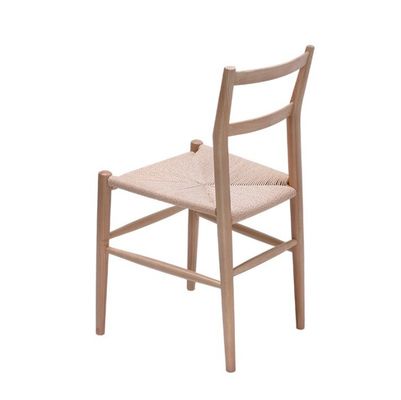 Sedia da pranzo in legno di rattan per mobili domestici nordici