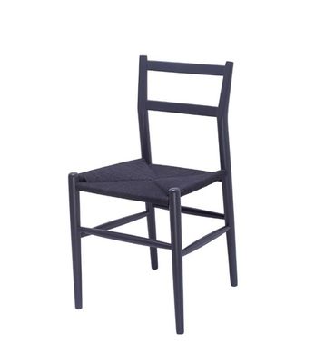 Sedia da pranzo in legno di rattan per mobili domestici nordici