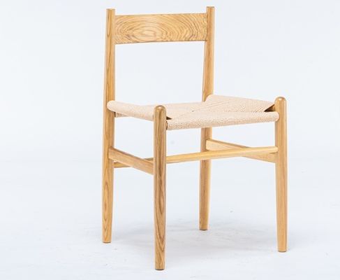 Arredamento per la sala da pranzo Sedile da pranzo in legno rattan nordico per esigenze personalizzate