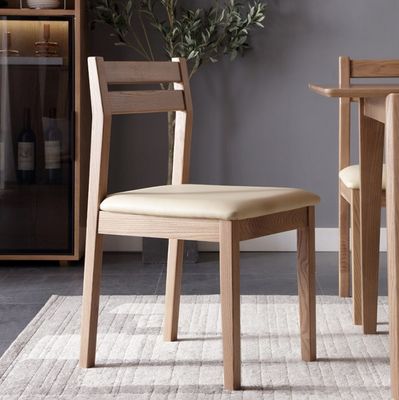 Mobili da soggiorno Sedie in legno massello con cuscino in design classico moderno