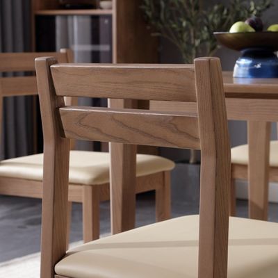 Mobili da soggiorno Sedie in legno massello con cuscino in design classico moderno