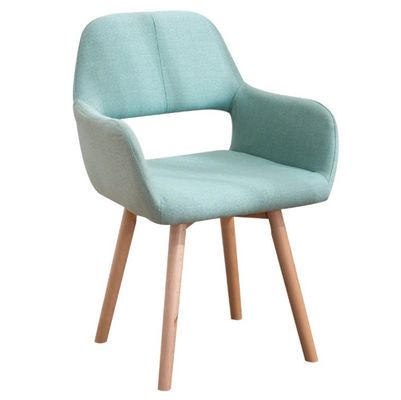 Piedi in legno massello Arredamento per la sala da pranzo Sedile da pranzo imbottito a colori nordici per le esigenze del cliente