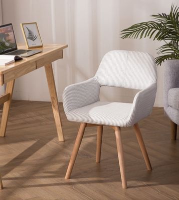 Piedi in legno massello Arredamento per la sala da pranzo Sedile da pranzo imbottito a colori nordici per le esigenze del cliente