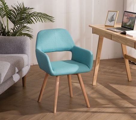 Piedi in legno massello Arredamento per la sala da pranzo Sedile da pranzo imbottito a colori nordici per le esigenze del cliente