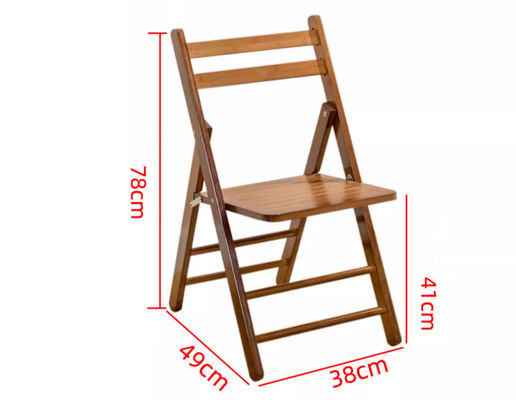 Sedie in legno pieghevoli di design nordico per mangiare in ristoranti e hotel