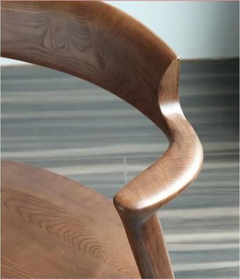 Nordic Leisure Legno di cenere Legno manubrio sedia da pranzo moderna per mobili per la casa generale