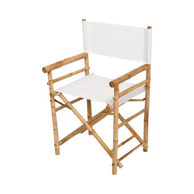 Arredamento per esterni Sedia da albergo per feste da giardino W57.9*D46*H89 CM Sedile pieghevole in legno in bambù per adulti Sedia da legno per il tempo libero