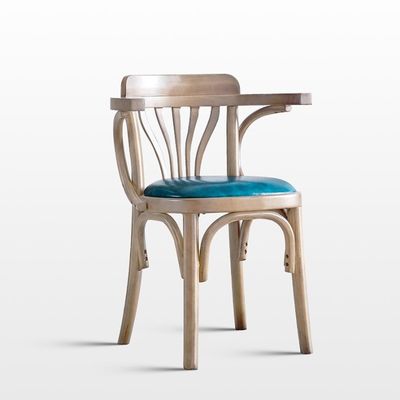 Sedia da ristorante in legno massello imbottita per la distribuzione di mobili domestici