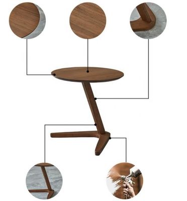 NO Tavolo da caffè in legno massello per salotto moderno