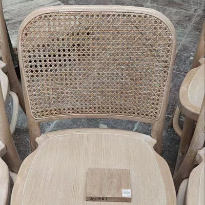 Poltrona da pranzo Moderna poltrona da banchetto a telaio di rotino per eventi W45cm*D51cm*H83cm