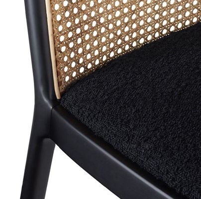 Confezionamento per la posta Sedile da pranzo in legno massello senza braccia in rotino per la sala da pranzo