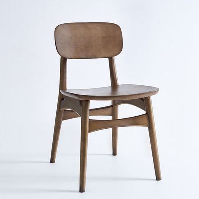 Moderno design Nordic Pratica Sedile in legno massello di rotino Sedile da pranzo per ristorante