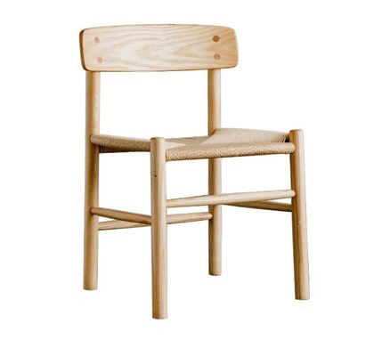 Arredamento per la sala da pranzo su misura Sedile da pranzo in legno nordico Sedile di rotino