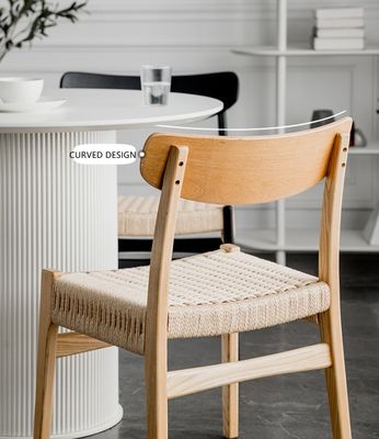 Arredamento per la sala da pranzo su misura Sedile da pranzo in legno nordico Sedile di rotino
