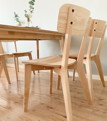 Sedie da pranzo in legno massello per ristoranti specializzati per giovani