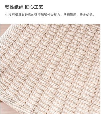 Moderno stile di design Nordic Light Luxury Stackable Solid Wood Dining Chair per villa