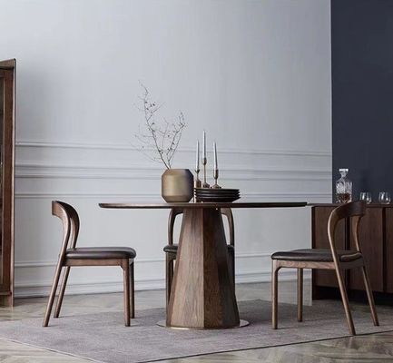 Sedie da ristorante con tappezzeria in legno massello nordico moderno Sedie da pranzo con dimensioni W48.5cm*D55.2cm*H77cm