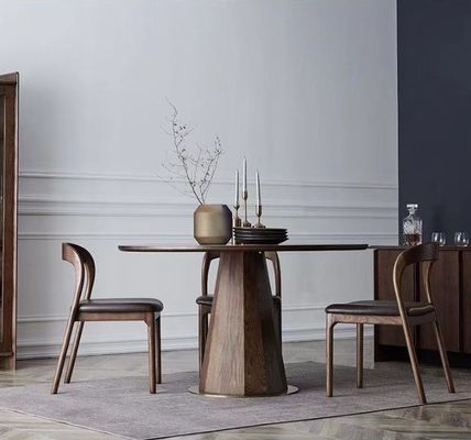 Sedie da ristorante con tappezzeria in legno massello nordico moderno Sedie da pranzo con dimensioni W48.5cm*D55.2cm*H77cm