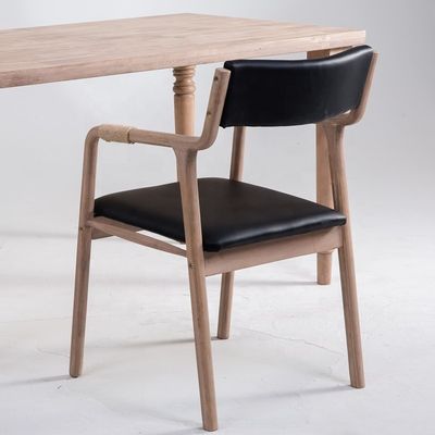 Arredamento per la sala da pranzo Legno massello stile vintage corda Sedile da pranzo decorato