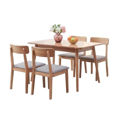 Home Arredamento Tessuto senza braccia Sedile da pranzo imbottito Set Tavolo da pranzo