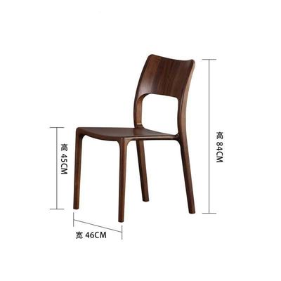 Sedia da pranzo in legno massello specifica con disegni competitivi e accettabili dal cliente