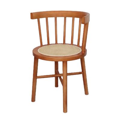 Colori personalizzati Disegni del cliente Accettabile Sedile di rotino nordico moderno Arredamento in legno