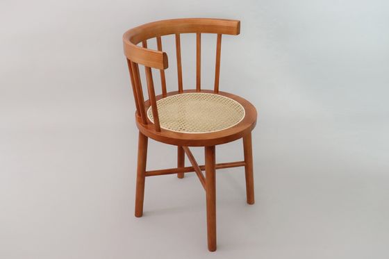 Colori personalizzati Disegni del cliente Accettabile Sedile di rotino nordico moderno Arredamento in legno