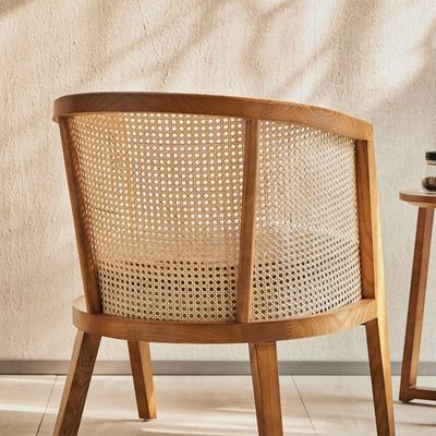 Hotel Ristorante Banchetto Poltrona di rotino con design creativo Moderna casa mobili soggiorno Poltrone per il tempo libero
