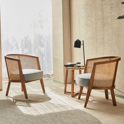 Hotel Ristorante Banchetto Poltrona di rotino con design creativo Moderna casa mobili soggiorno Poltrone per il tempo libero