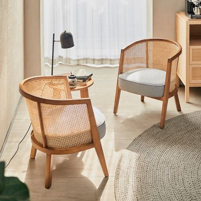 Hotel Ristorante Banchetto Poltrona di rotino con design creativo Moderna casa mobili soggiorno Poltrone per il tempo libero